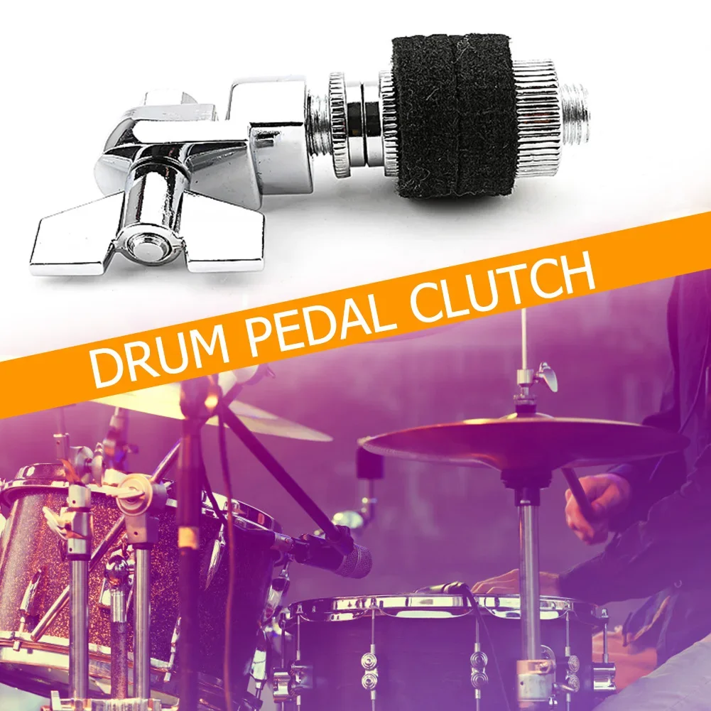 Cymbal Clutch 6mm Center Hole Cymbal Rack Separator Alloy Hi-hat Soft Felt Pad Clutch Cymbal Holder Jazz Drum Parts Accessories