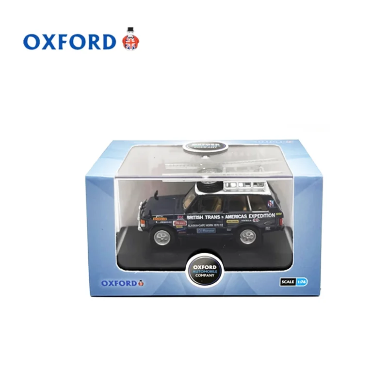 OXFORD Diecast 1:76 Scale Alloy Expedition Team Off Road Vehicle Model Finished Product Simulation Toy Collection Static Display