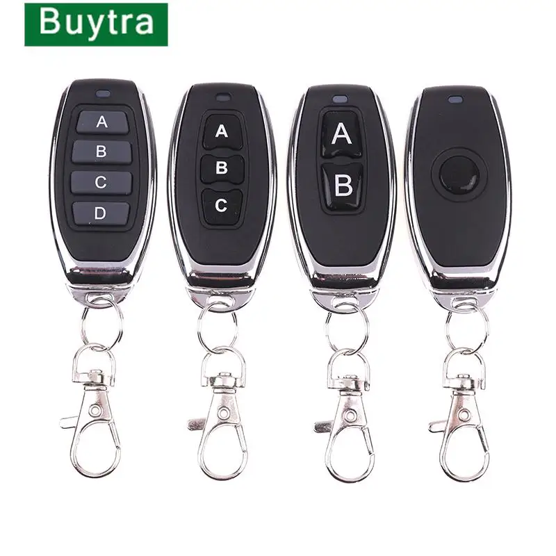 New 433 MHz RF Wireless Remote Control Learning Code Wireless Radio Frequency Remote Control For Cars Electric Retractable Doors