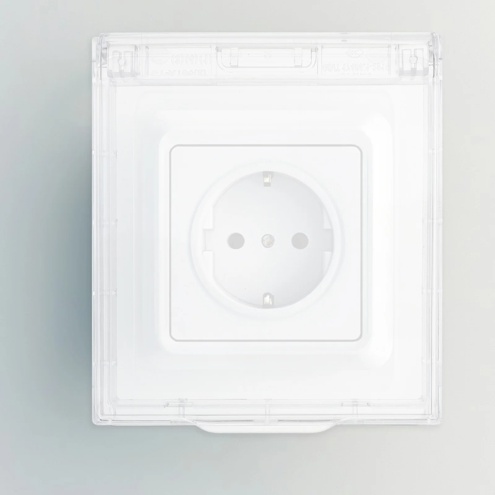 

86 Type Ultra-Thin Waterproof Case Bathroom Switch Cover Adhesive Socket Protector Weatherproof Electrical Box Dustproof Splash