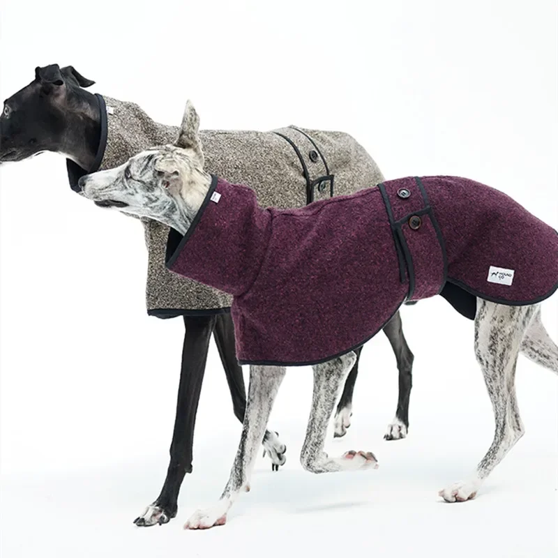 Autumn/winter Woolen Pet Coat Luxury Dog Clothes Whybit Greyhound Clothes Dogs Accessories Christmas Pet Clothes  Ropa Perro