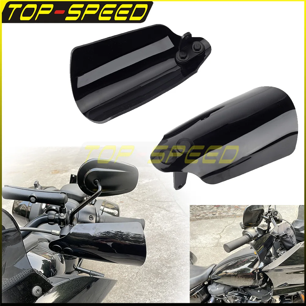 

Handguards Mounting Hardware Motorcycle Windshield Hand Guard For Harley Sportster XL 883R 883C 1200C 1200S XLH 1200 883 96-03