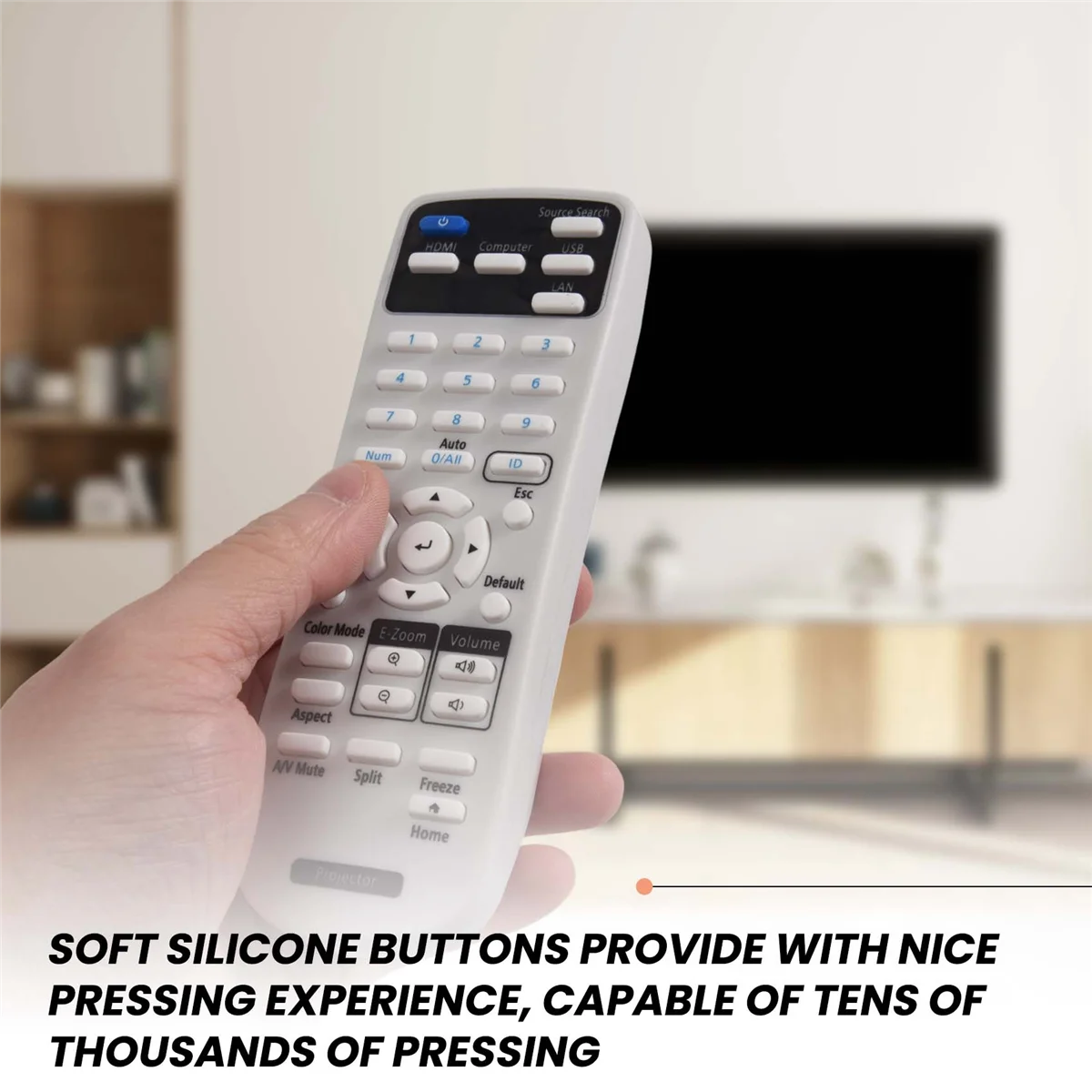 SUNRL Replacement Projector Remote Control 219863500 for Epson BrightLink 725Wi/1485Fi,EX3280, EX9230, Home Cinema 880