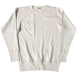Bronson Heavy Offset Button Placket Henley Shirt Heritage Menswear Layering Tee