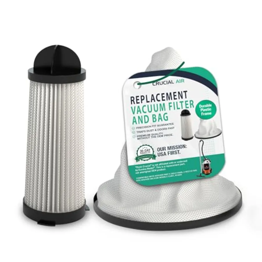 

Сменный пылесборник и фильтр, совместимые с запчастями Hoover # 2KE2105000 2KE2110000 Подходит для Hoover Shoulder Vac Pro C2401 и Ro