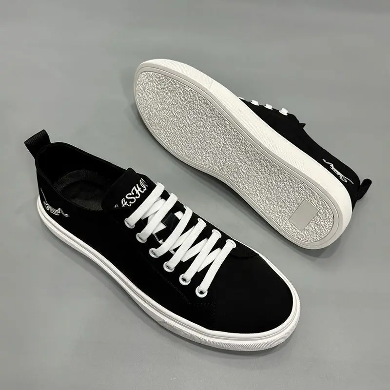 

Мужская повседневная обувь на шнуровке, летние черные кроссовки, увеличивающие рост, модные дышащие кроссовки 2025 года, для работы по акции, мужская обувь для взрослых