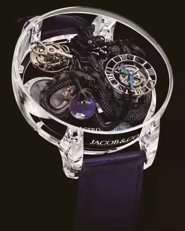 High-End himmlische Schwungrad asiatischen Drachen mechanische Armbanduhr Limited Edition Mode Top Uhr