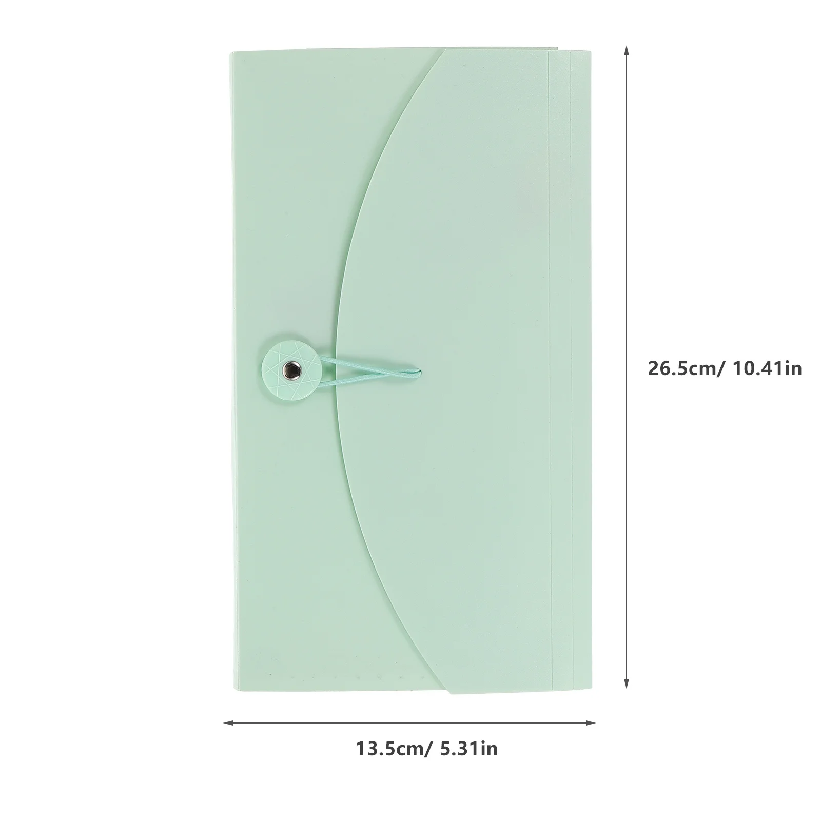 B6 Pengatur File Akordeon Folder Kwitansi Portabel Penyimpanan Praktis Kapasitas Tinggi yang Kokoh untuk Kantor Menyortir Kwitansi