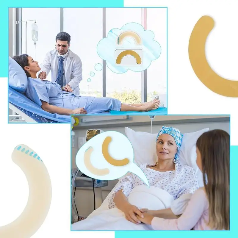 1/4 قطعة شرائط حاجز فغرة مرنة الغروانية المائية مقاوم للماء تسرب الجلد لاصق فغرة الفغرة شريط حاجز لحقيبة فغر القولون