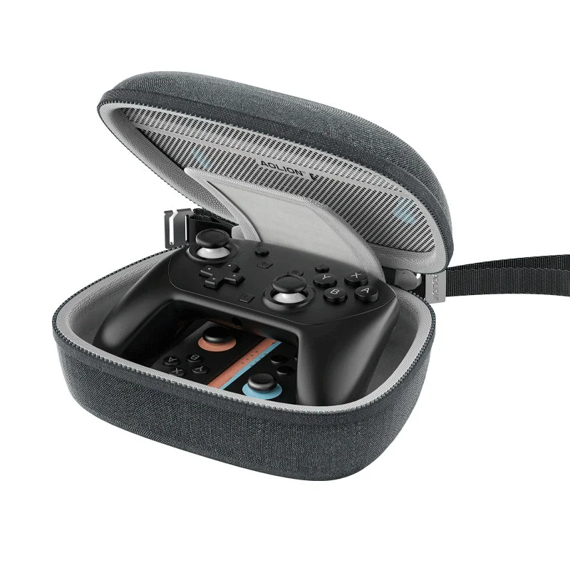 AOLION Portable For Switch 2 Pro Handle Storage Bag Drop Resistant EVA Large Joycon Handle Case For NS2