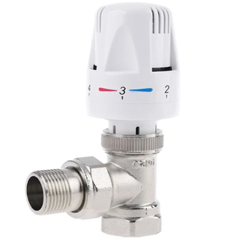 Válvula termostática para radiador de piojos, válvula termostato de Control de temperatura para calefacción de suelo