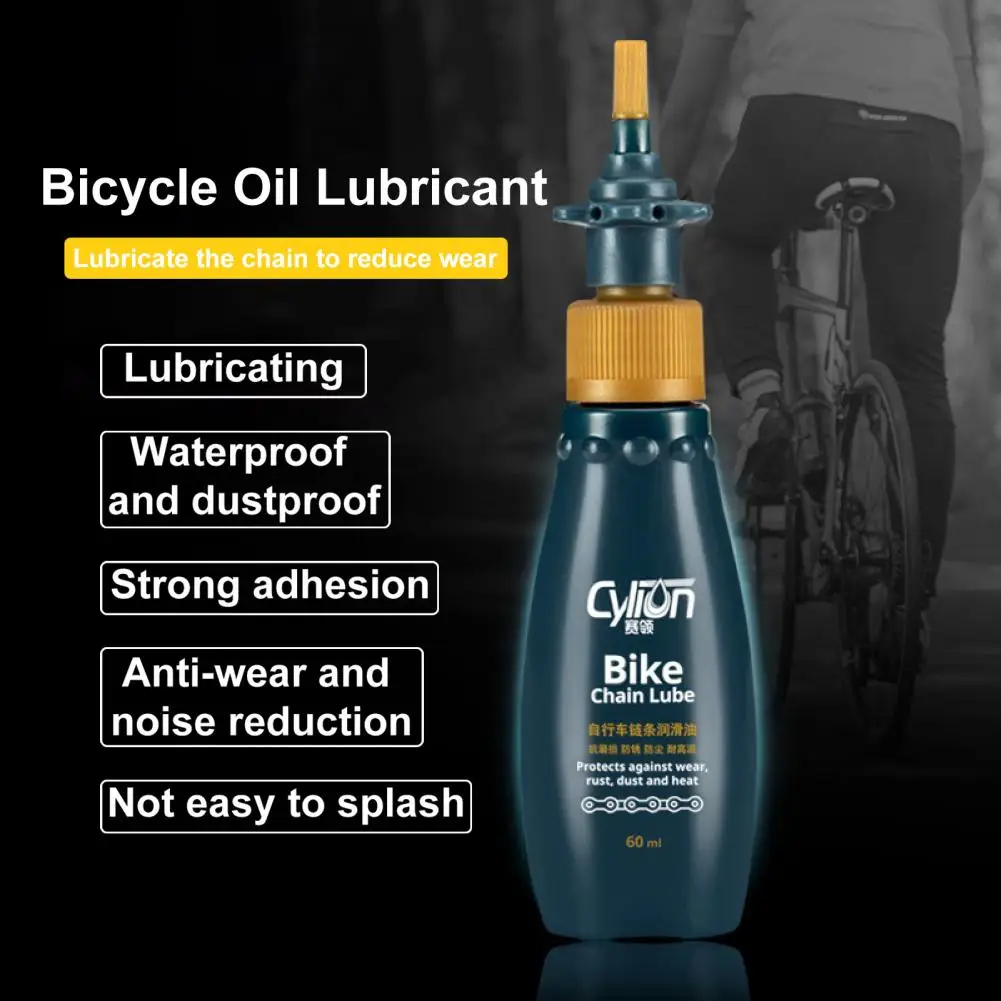 60ml Durable Rust Resistant Creative Design MTB Chain Water Resistant Lubricant Cycling Riding Accessories Parts