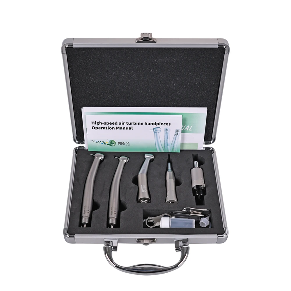

Hot Sale Dental Handpiece Kit 2 Holes 4 Holes Stainless Steel for Oral Surgery with LED Light & Ergonomic Design