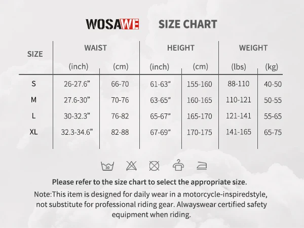 WOSAWE Women Winter Motorcycle Rider Pants with Detachable Knee Pads Thermal Motorbike Riding Fitness Gym Leggings