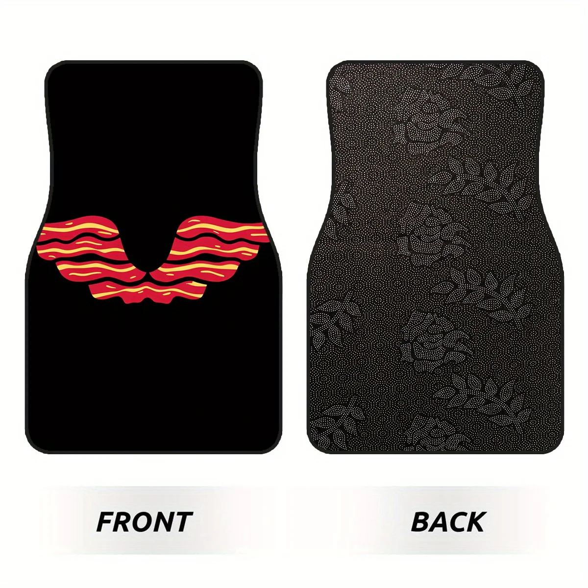 4pcs Classic Logo Car Floor Mats- Luxurious And Exquisite, Perfect For All Vehicle Models. Excellent In-car Items.