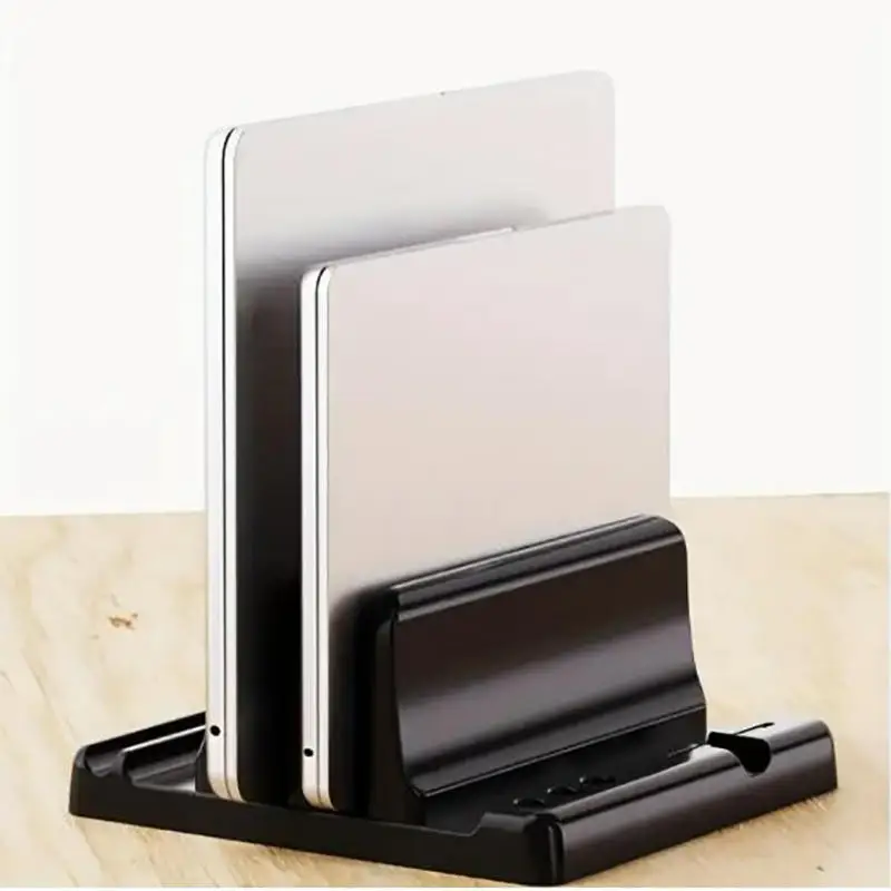 Laptop Adjustable Stand Multi-purpose Vertical Save Desktop Space Easily Place Computer Accessories Desk Storage Phablet Phone