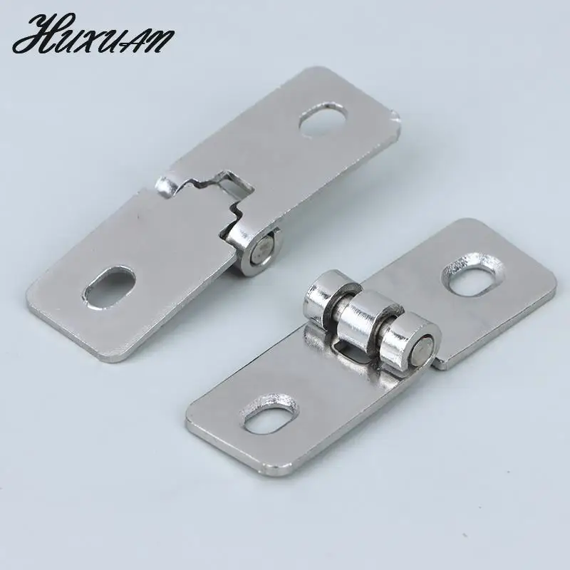 2Pcs Stainless Steel Nothing Frame Hinge Screws Fold Nothing Frame Balcony Window Decorative Hinges For Vintage Wooden Box