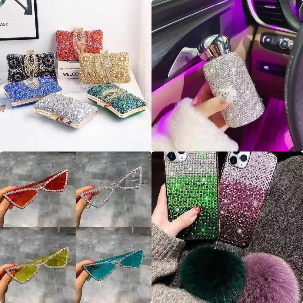 Atemberaubendes Set mit 60 Farben Jelly Resin Strasssteinen | 3mm Mehrfarbige Flachsteine für Bastelarbeiten, Kleidung, Nagelkunst, Geschenke – Detail 5