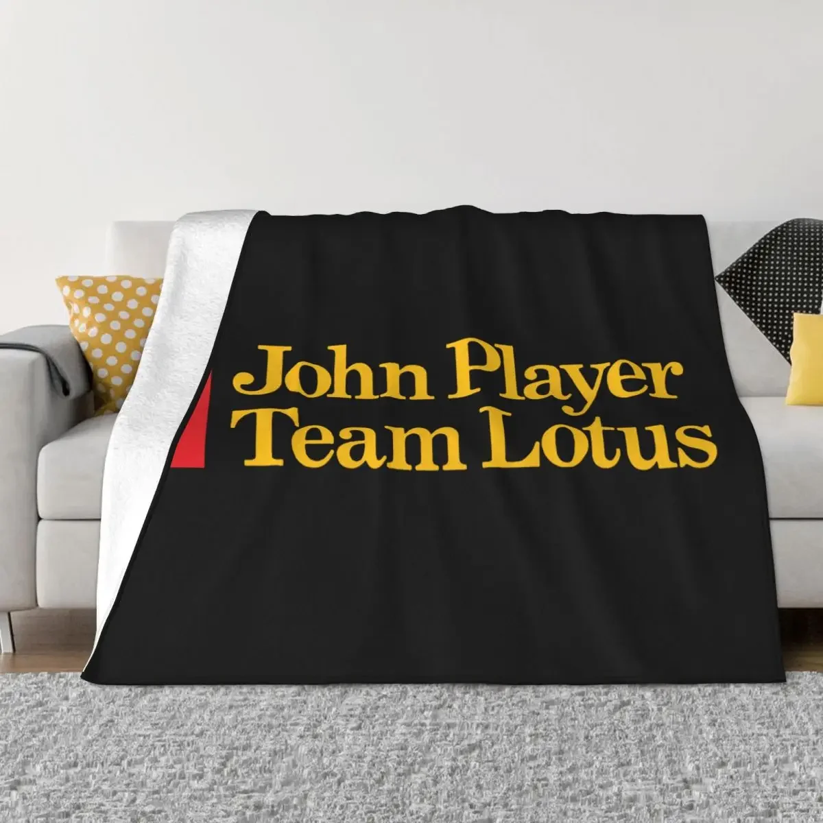 Jps John Player Special Team Lotus Knitted Blankets Flannel Throw Blanket Autumn/Winter Personalised Lightweight Bedspread