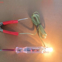 1pc 6V-36V Electrical Voltage Tester Pen Probe Lamp Dual-color LED Light Auto Car Light Circuit Tester Auto Circuit Repair Tools