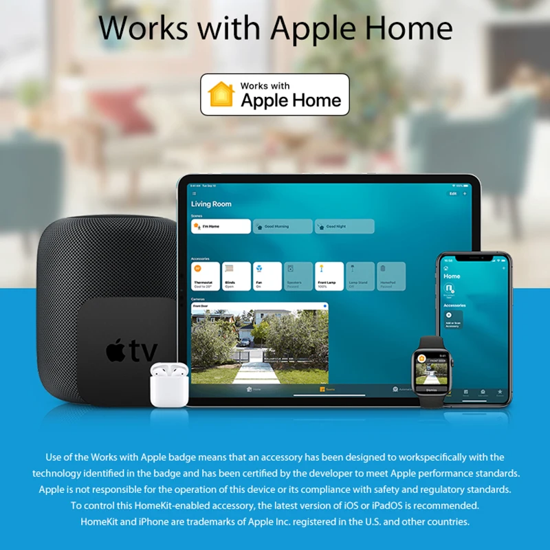 HomeKit Tuya ZigBee sensore di temperatura e umidità Smart Home Indoor igrometro Controller funziona con Smart Life Alexa Google