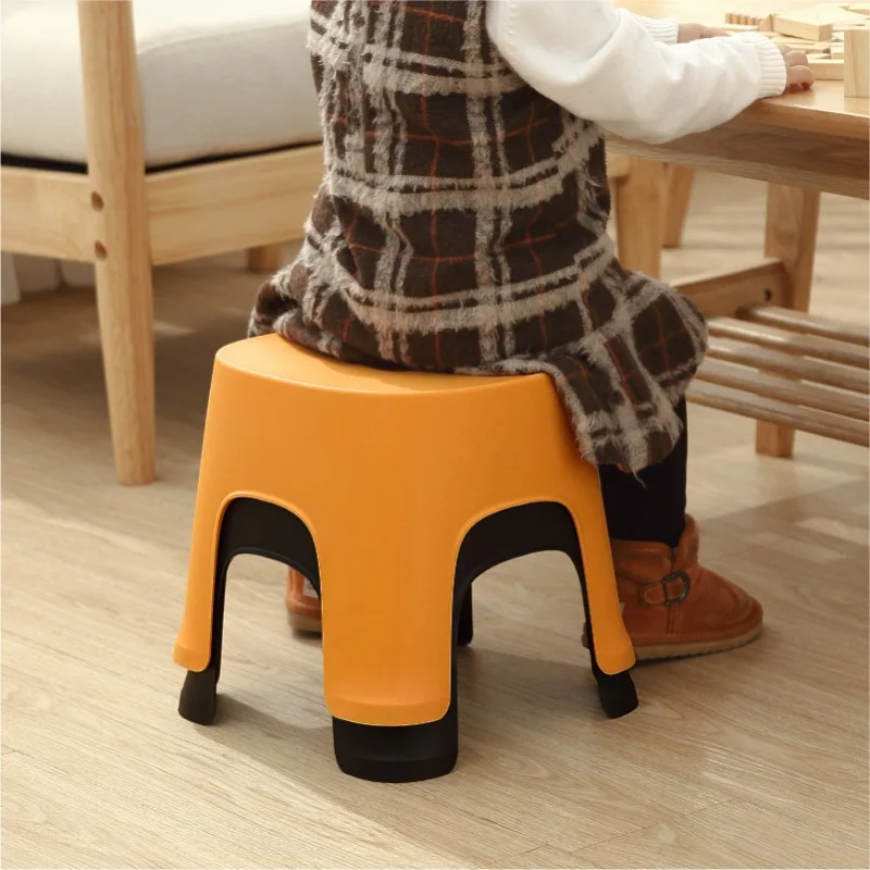 

Adult Low Stool for Shoe Change Small Household Plastic Children's Bathroom Bath Toilet Chair