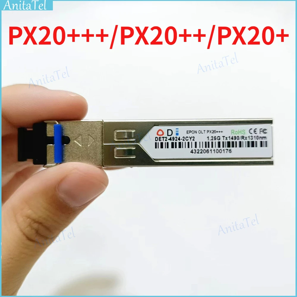 

EPON OLT SFP Module SFP Transceiver Px20+++ GBIC Optical Fiber Module SC Port 20km 1.25G OLT Equipment Compatible With H3C BDCOM