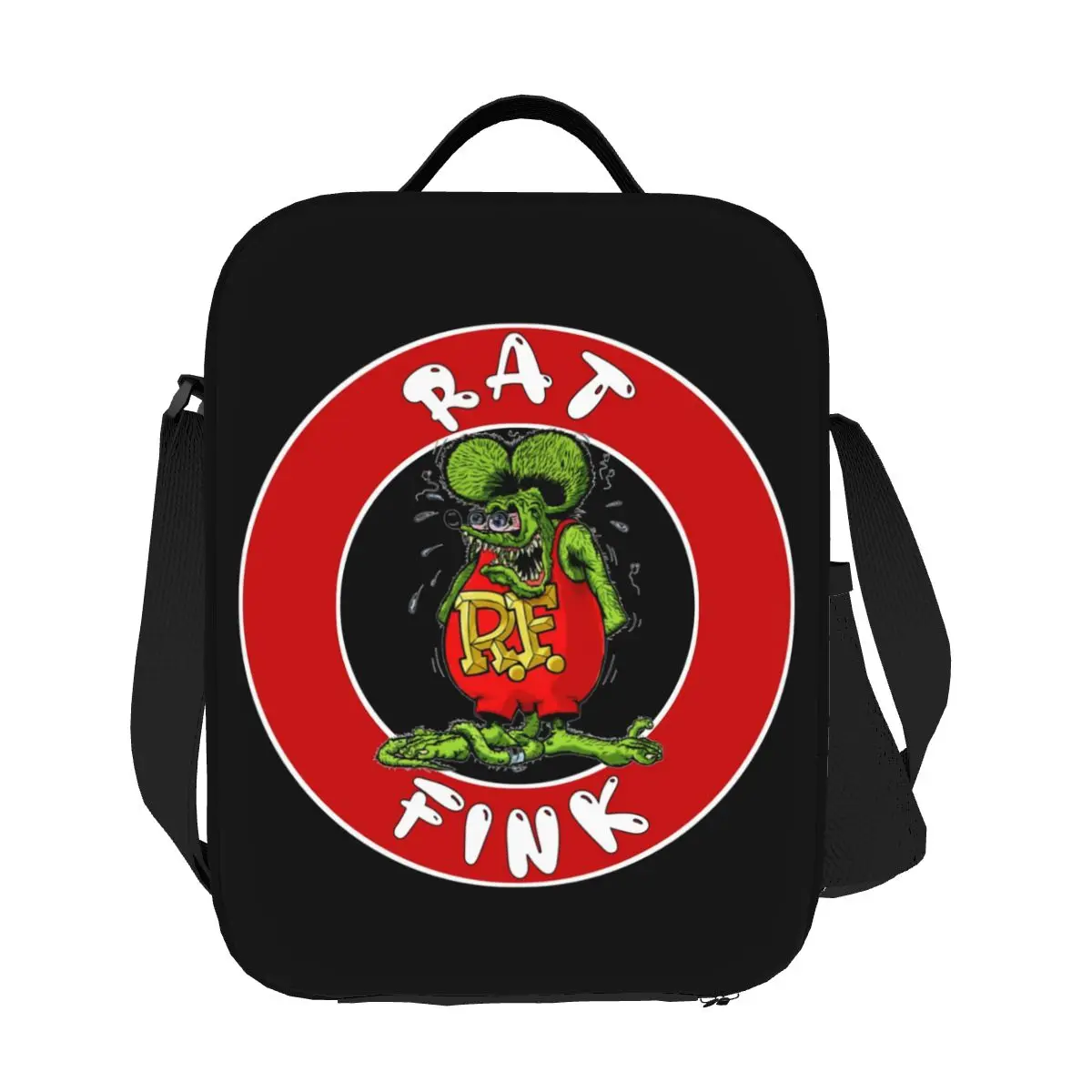 

Пользовательские щур Fink Rat Fink анимация аниме мультфильм изолированные сумки для обеда для женщин многоразовый термохолодильник еда коробка для бенто школьная