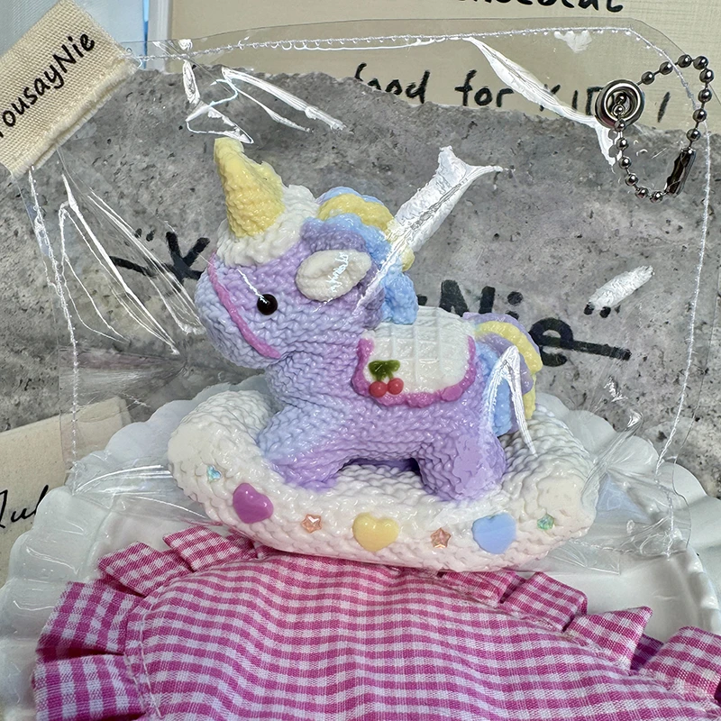 Handmade DIY: A beautiful rocking horse squishy toy.
