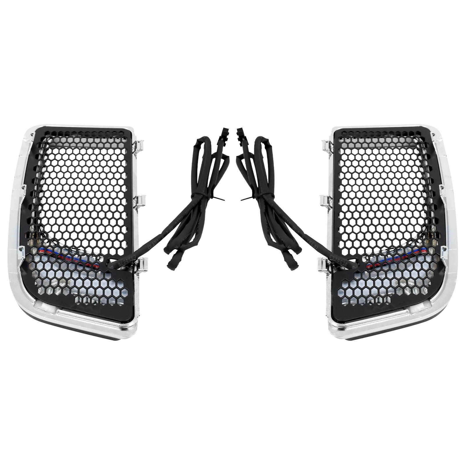 Carénage de clignotant LED pour moto, calandre inférieure, legging ventilé, feu de circulation pour Harley Touring Road Electra Leicfoetal de Ccalculator 14-22