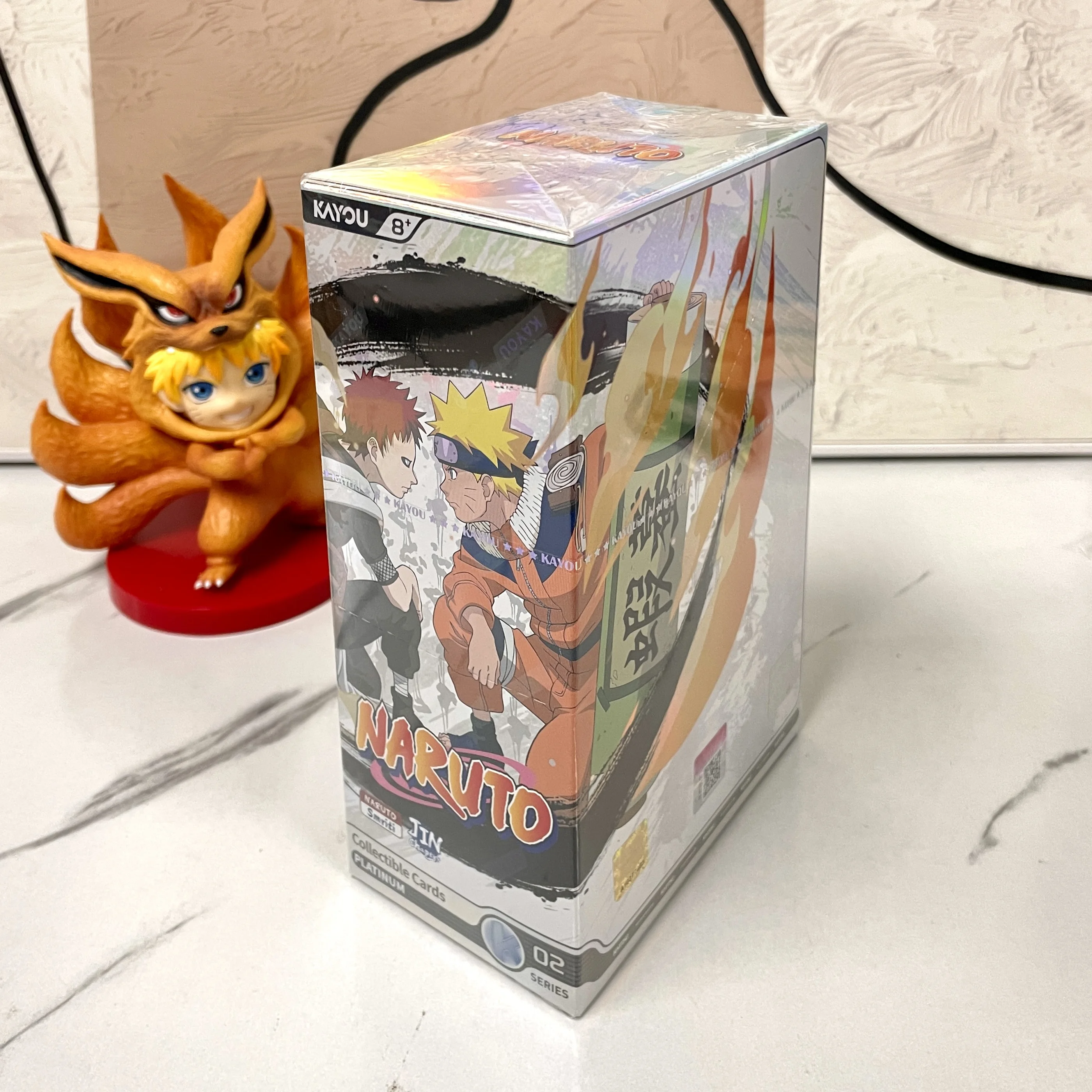 Wholesale KAYOU Naruto Card T4W7 Master Case 36 Box English Smriti Collectible Card Jin Chapter Sasuke Anime Game Gift For Kids