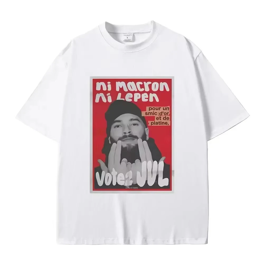 Jul Ni Macron Ni Lepen July Tribute Loose Fit Fashion Unisex T Shirt For French Hip Hop Fans Women And Men T-Shirt