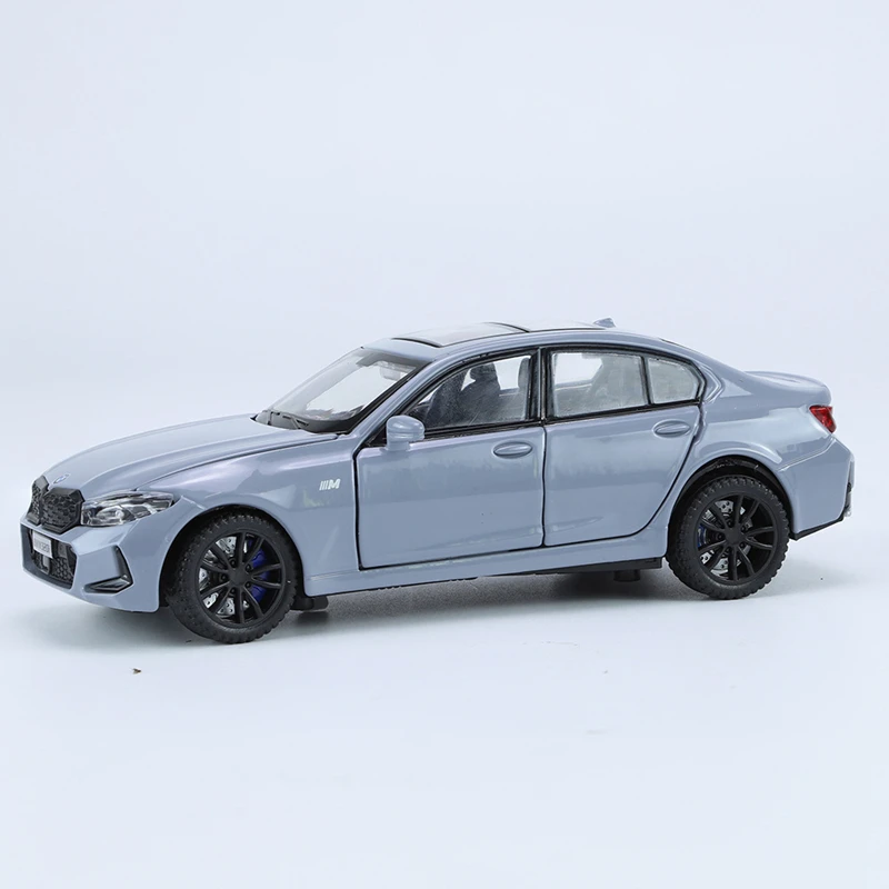 1/32 3 Series 320 320i Alloy Car Model Diecast Metal Vehicles Car Model Simulation Sound and Light Collection Toy Gift