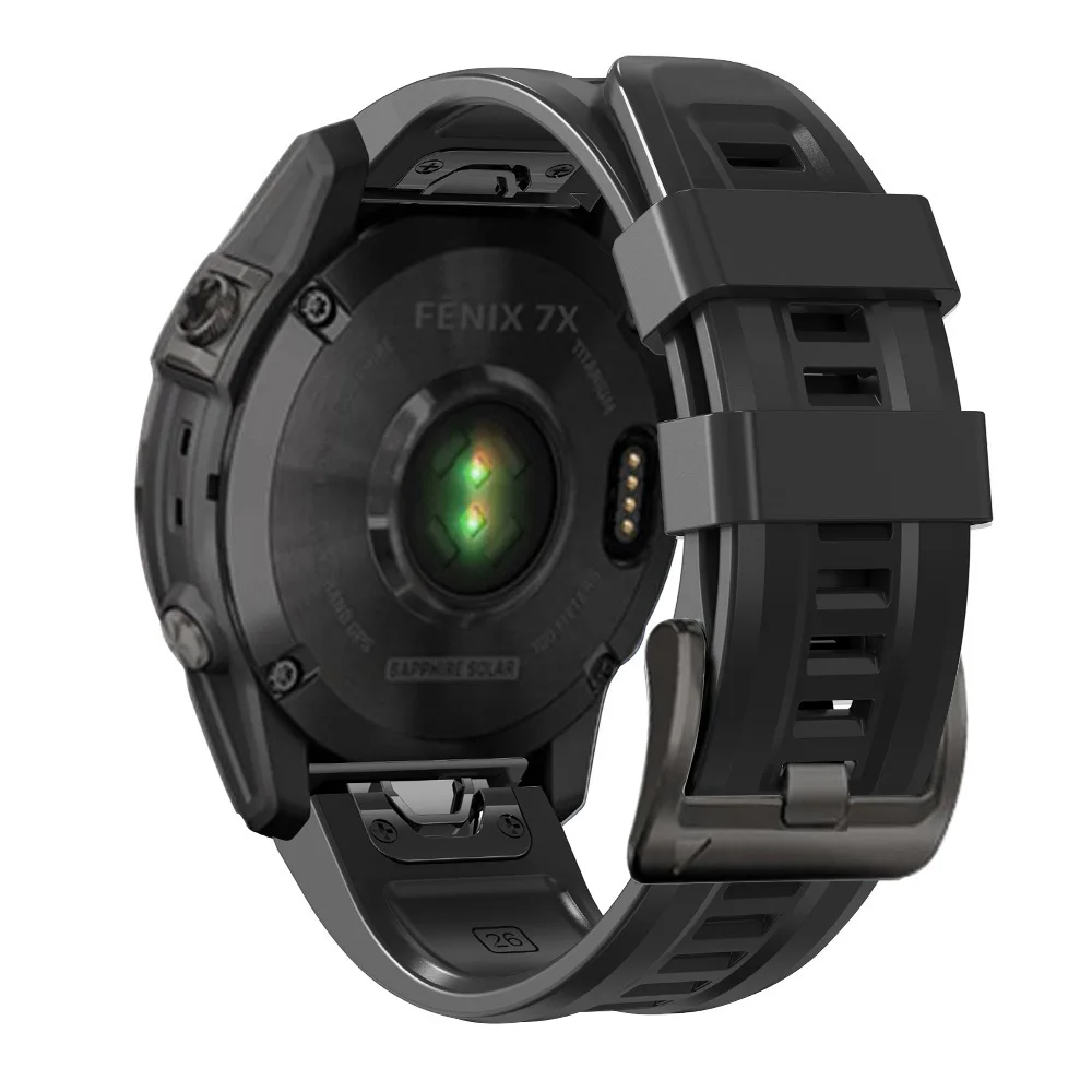 Fenix8 Uhrenarmband für Garmin Fenix 8 Pro 47mm 51mm E 7 7X 6 6X/Epix Pro/Tactix8 970 965 QuickFit 22mm 26mm Sport-Silikonarmband – Detail 38