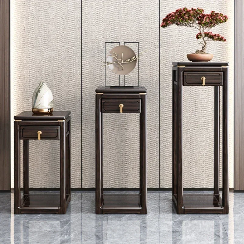 

Solid Wood Flower Rack Storage Rack Balcony Floor Home Living Room Decoration Flower Jardiniere Ugyen Wood