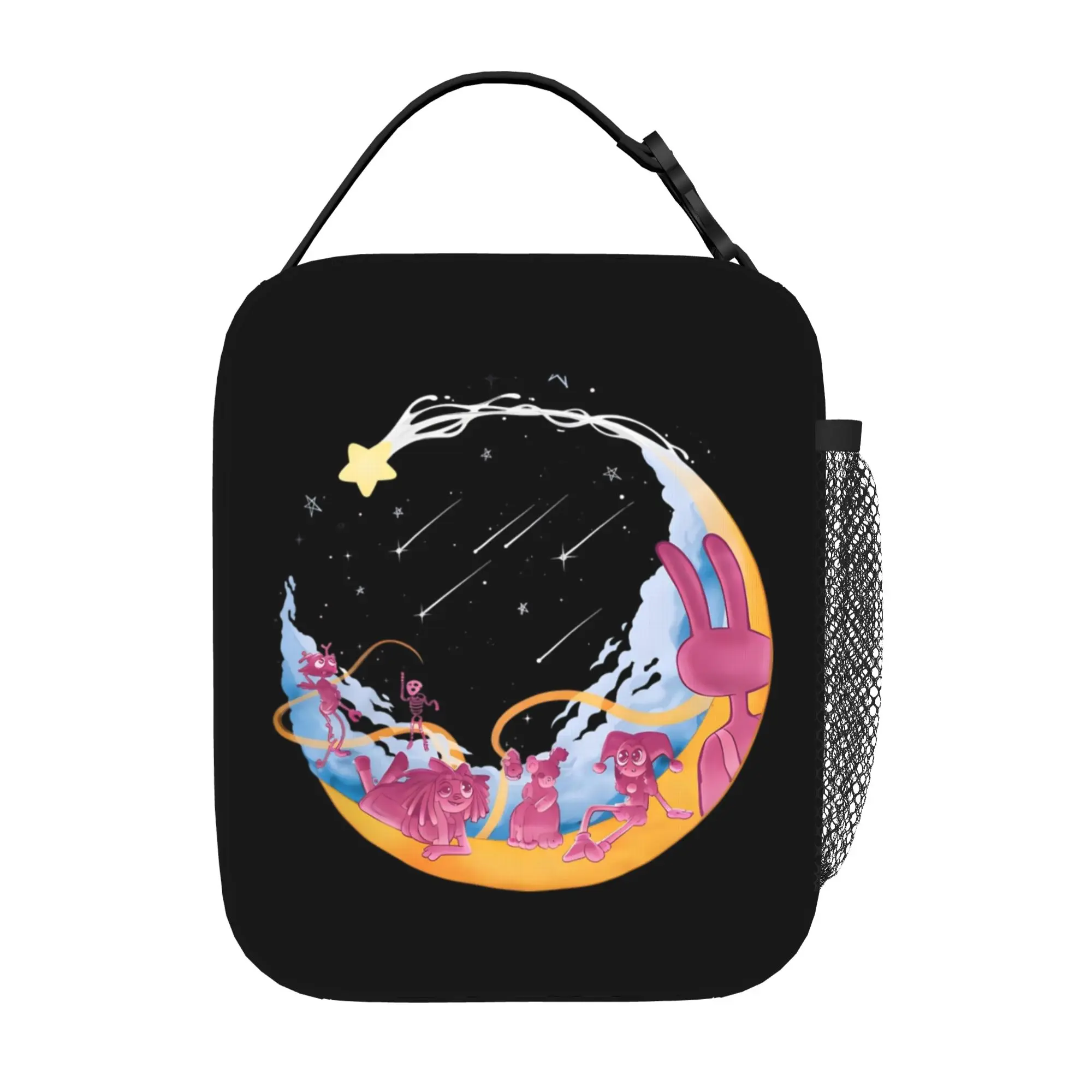 Cartoon Digitals Circus Pomni Jax Kinger Thermal Insulated Lunch Bags for Picnic  Reusable Bento Box Thermal Cooler Food Box
