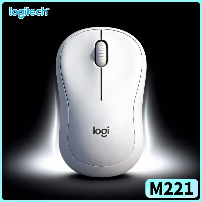 Logitech M221 Silent Wireless Mouse - 10m Wireless Zone, 1000 DPI, Gentle Clicks, Slim Home Travel Routines