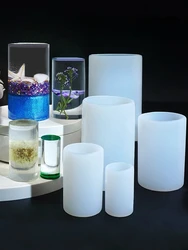 3d Cilinder Vorm Kaars Siliconen Mal Diy Gecenteerde Kaars Zeepmal Ambachtelijke Gips Gips Hars Was Zelfgemaakte Decoratie