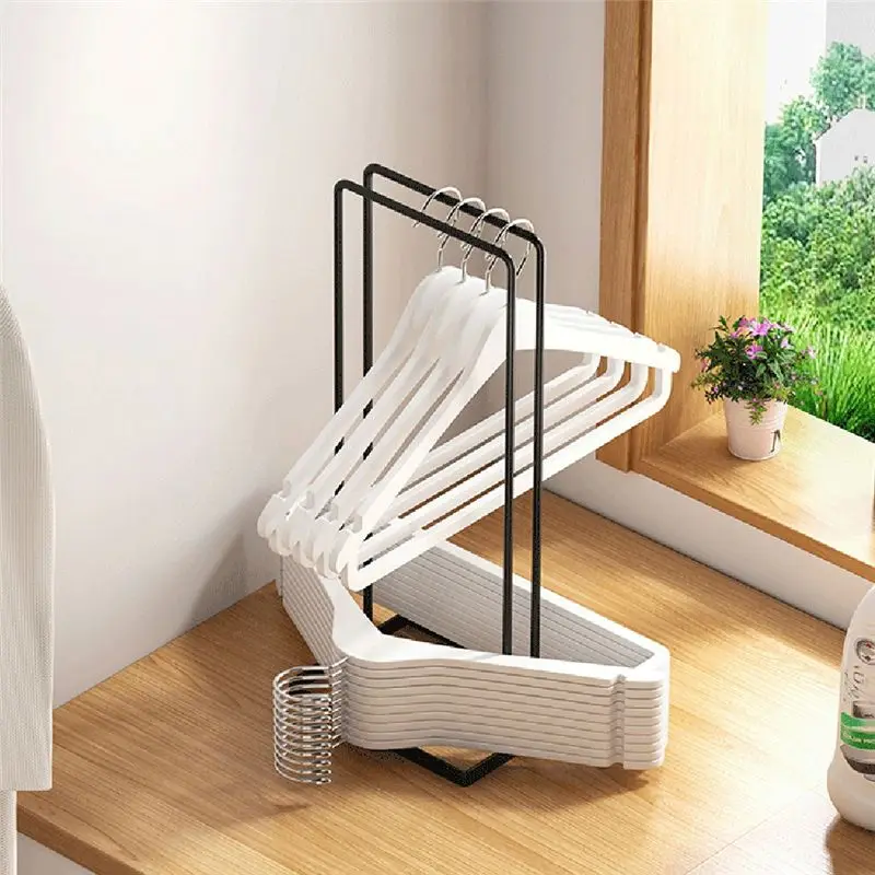 A08R-Hanger Organizer, Adjustable Metal Hanger Stacker For Adults And Children, Holding Velvet/Wire/Plastic Hangers