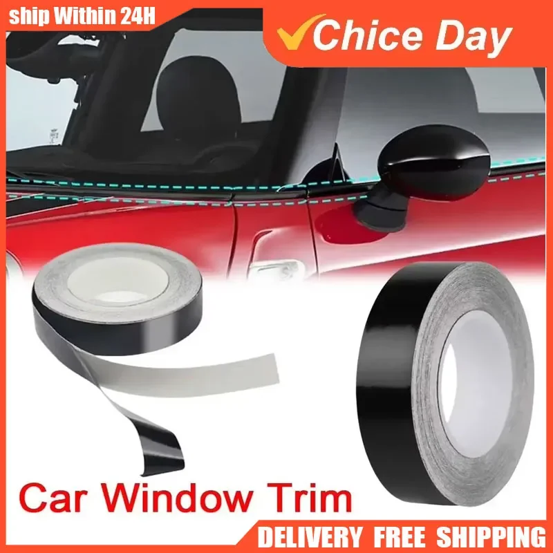 

Car Window Trim Vinyl Film Door Waistline Sticker Black Line Decoration Accessories For Mini Cooper R55 R56 R60 R61 F54 F56