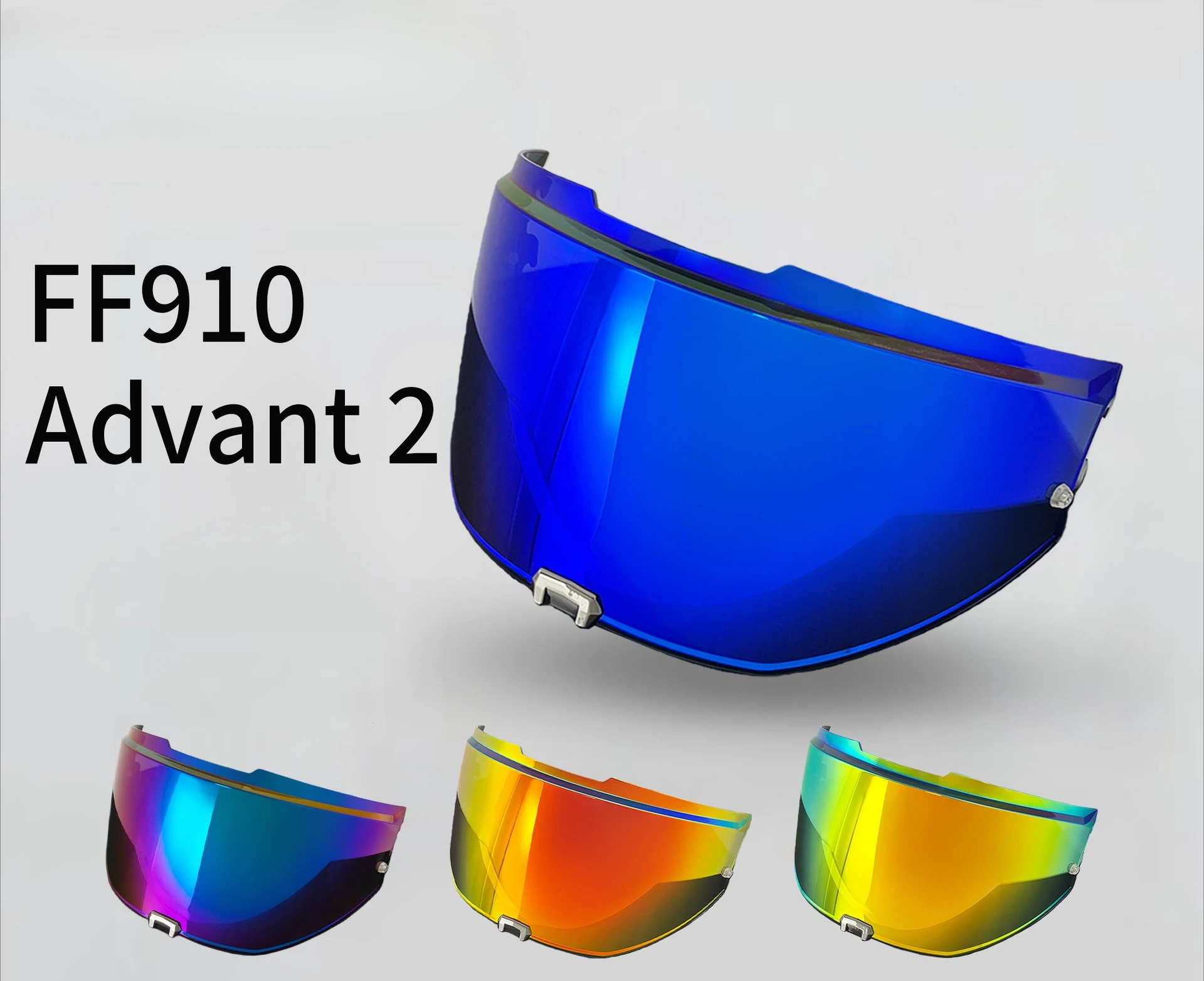 FF910 Helmet Lens for Advant 2 Sun Protection and UV Protection Day and Night FF910 Helmet Mirror
