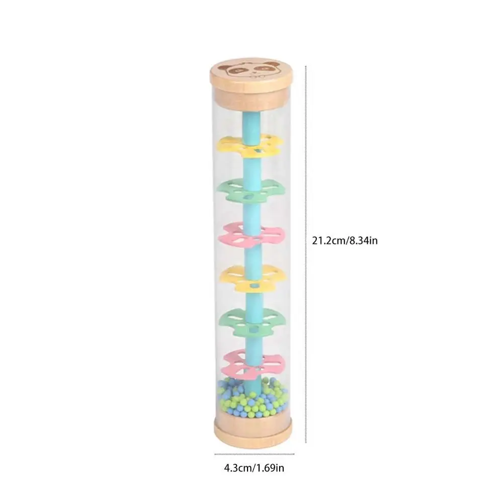 Goccia di pioggia Suono Arcobaleno Clessidra Sonagli Mano Scuotendo Giocattolo Strumento Giocattolo Rainstick Bambini Rain Stick Rainmaker Giocattolo musicale