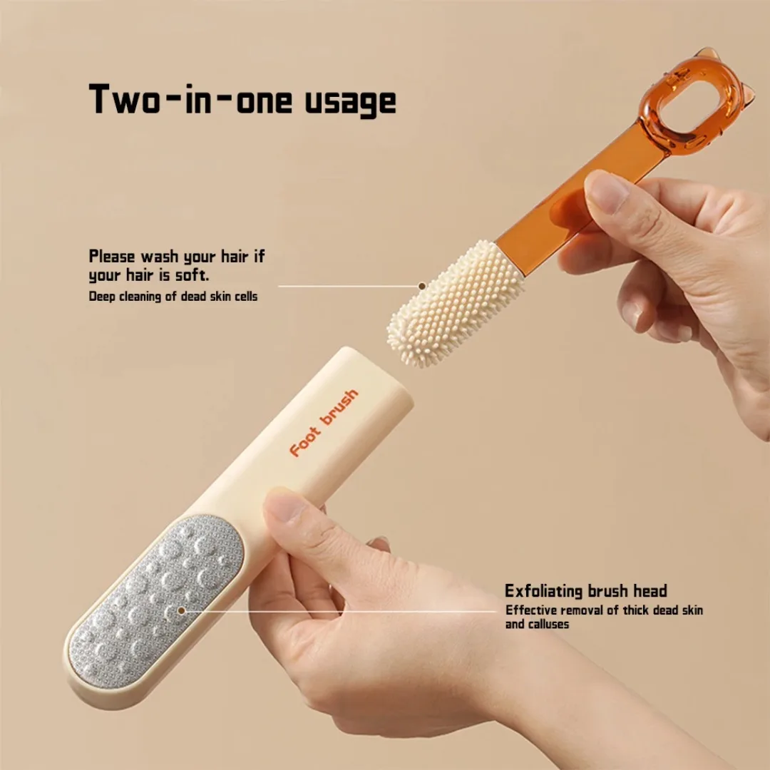 1 قطعة 2 في 1 مزدوجة الوجهين ملف القدم كعب ملف الصلب الجلد الميت الكالس مزيل التقشير العناية بالقدم عرموش المهنية باديكير أداة
