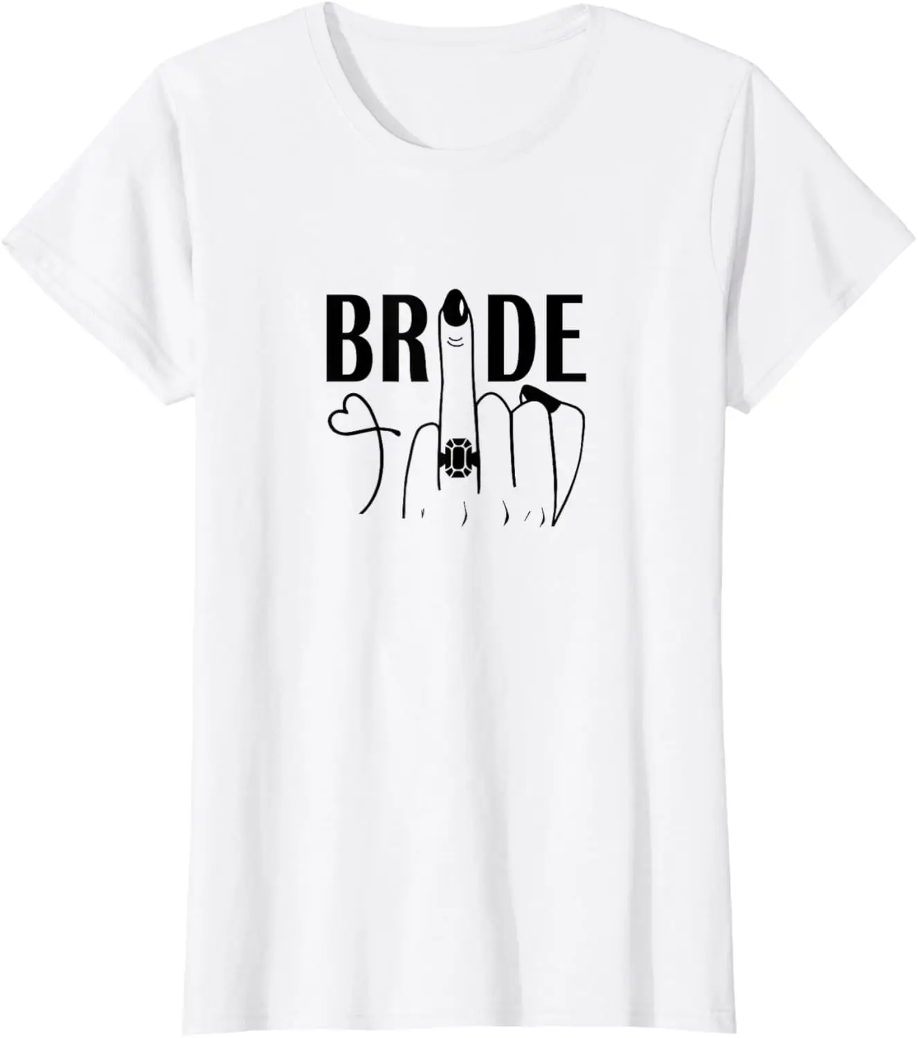 I do crew bride tee, bachelorette party, ring finger bridal T-Shirt