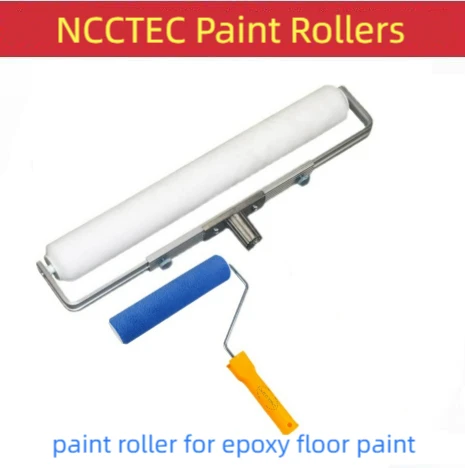 9'' 20'' Super Wear-resistant Paint Rollers for Apply Epoxy Floor Paint Self-leveling | 230 500mm Solvent Resistance Tool Brush