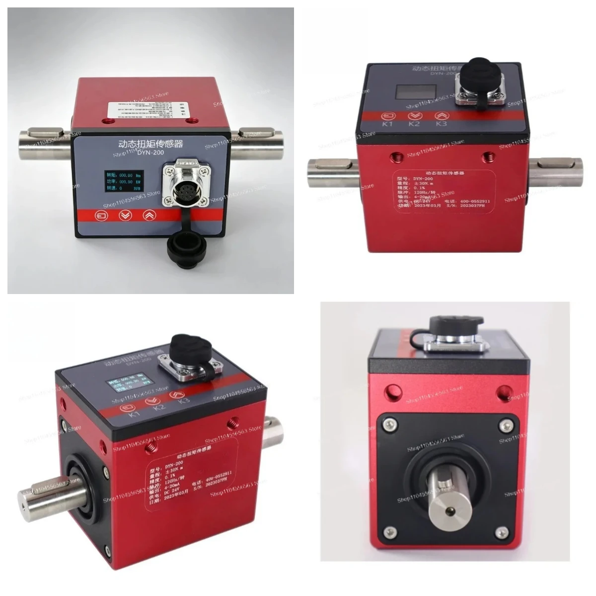 

High Precision Rotary Torque Sensor Motor Speed Power Meter Built-in OLED Display Dynamic Torsion Tester English Display