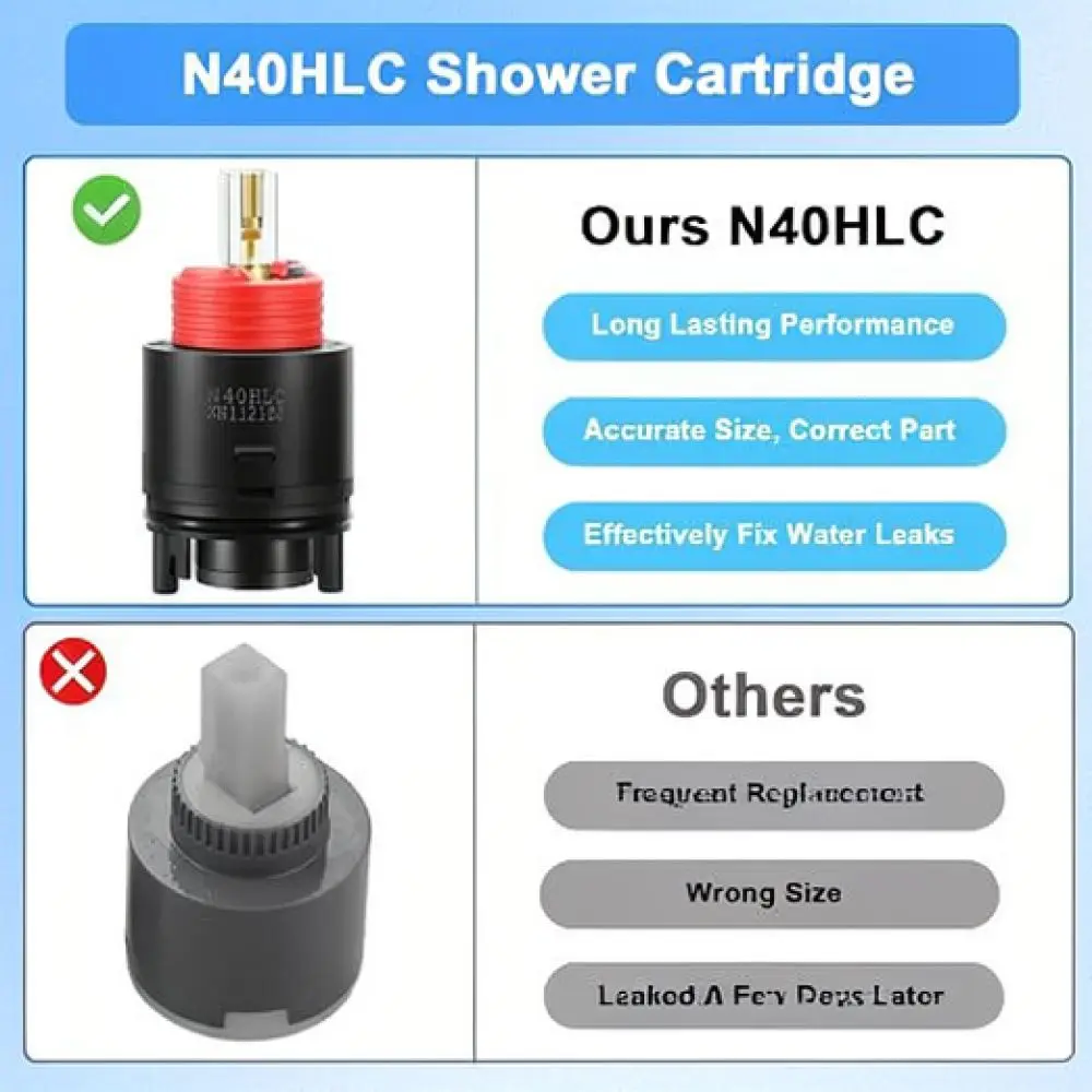 40mm Replacement Valve For Faucet Pressure Balance Control Kitchen Bathroom Plumbing Repair Accessories