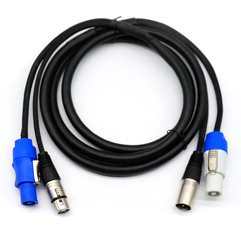 

Flexible 3x1.5mm² Powercon XLR Combo Cable 1m 2m 3m 5m Powercon DMX Combi Cable for Stage Lighting Moving Head