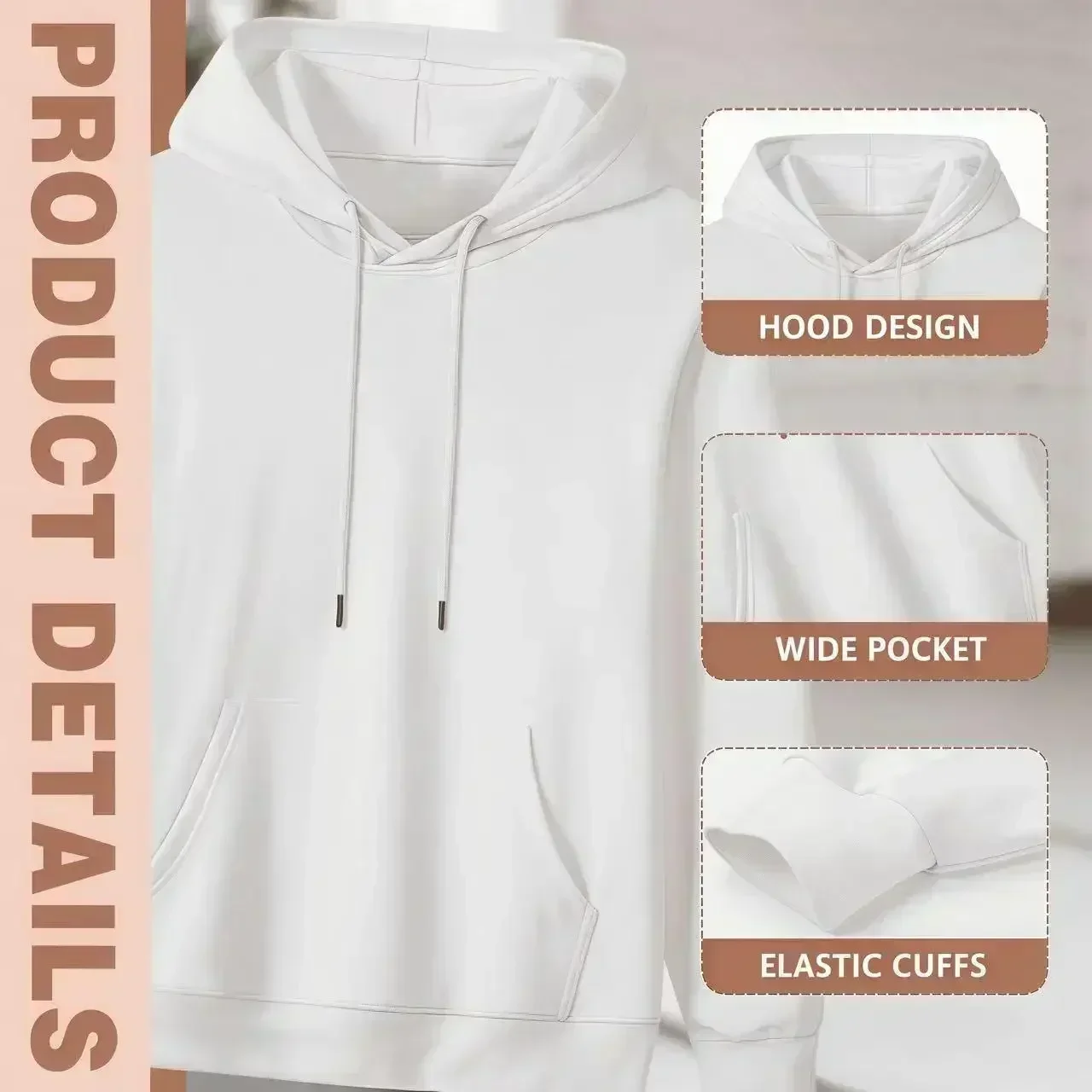 هوديي الملابس النسائية المألوف فضفاض طباعة Tic-tac-toe لعبة نمط الخريف والشتاء الأزواج اليومية عارضة