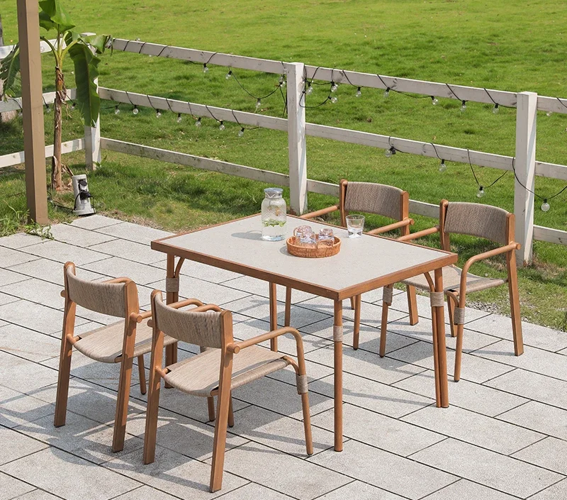 

Outdoor tables and chairs, courtyard garden leisure, waterproof and sunscreen